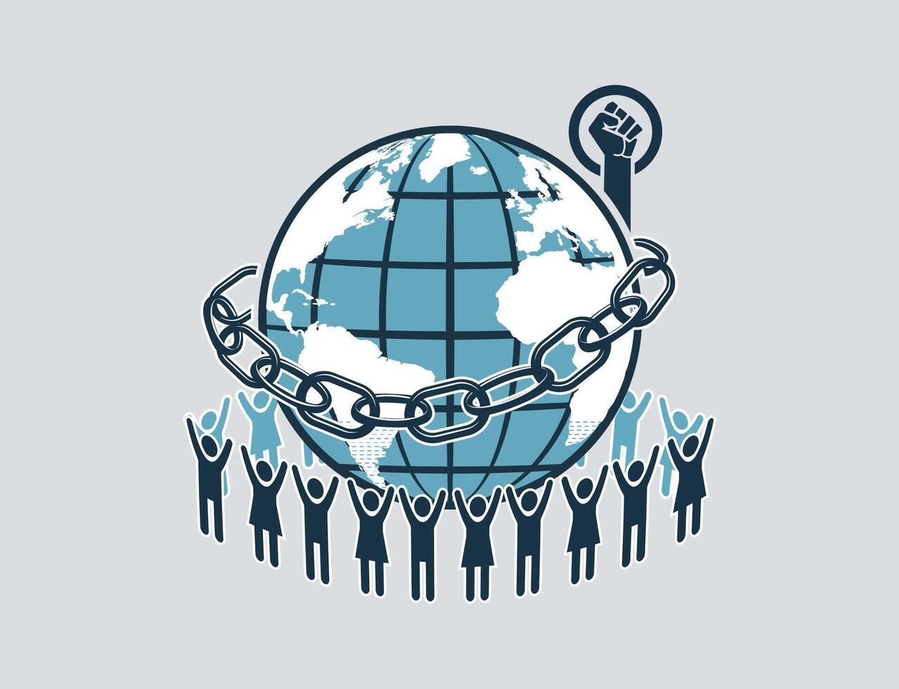 World Day Against Trafficking in Persons vector