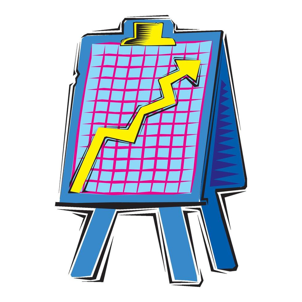 prices increases above the charts design illustration vector