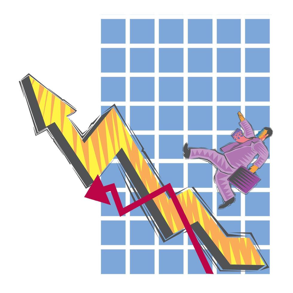 prices increases above the charts design illustration vector