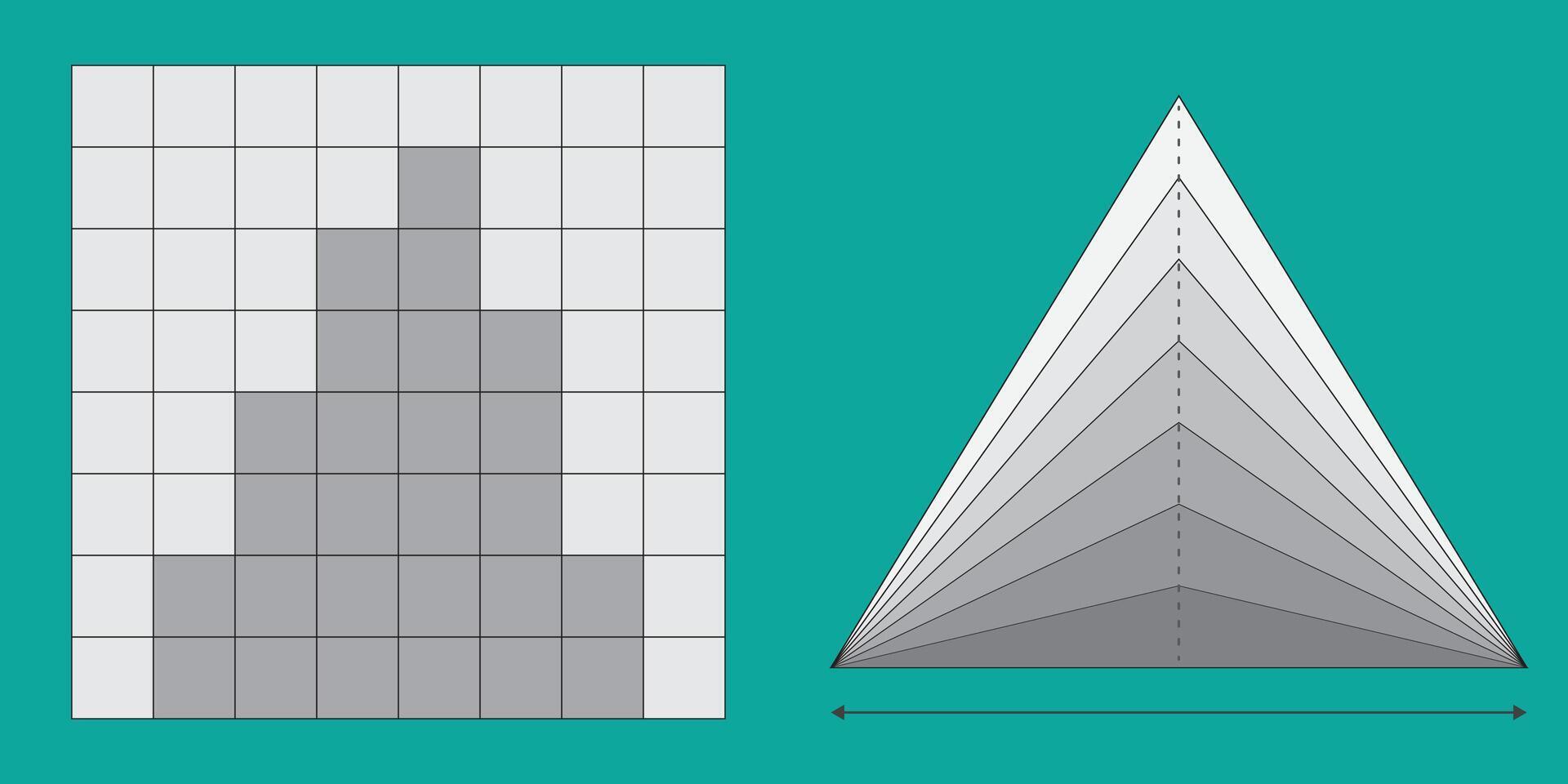 Bar graph and pyramid graph, business infographics vector