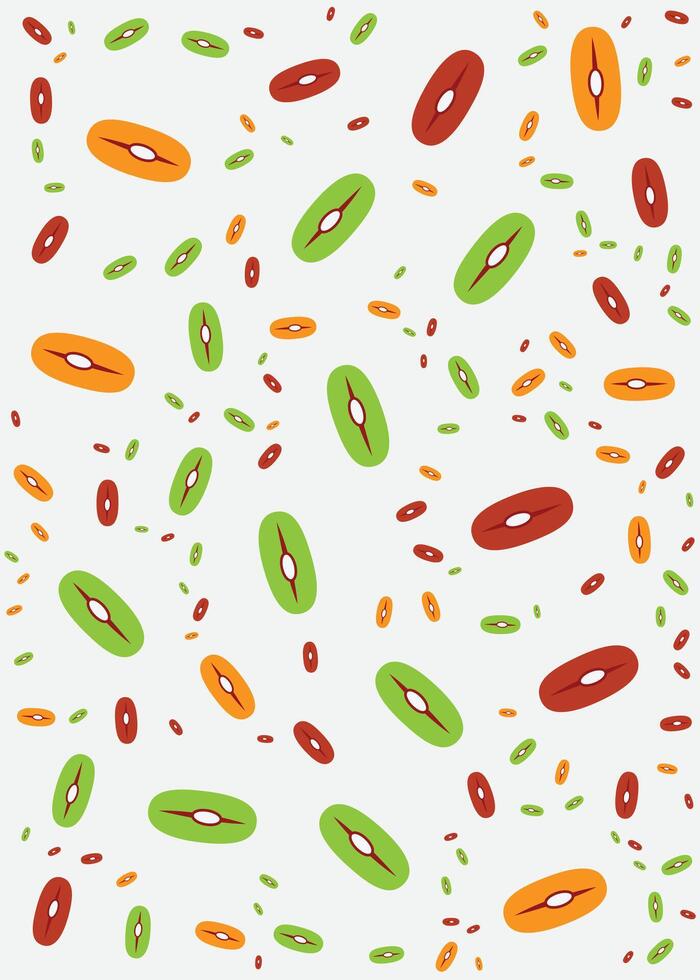 Flaxseed. Healthy unpeeled seeds on white backgrond. vector