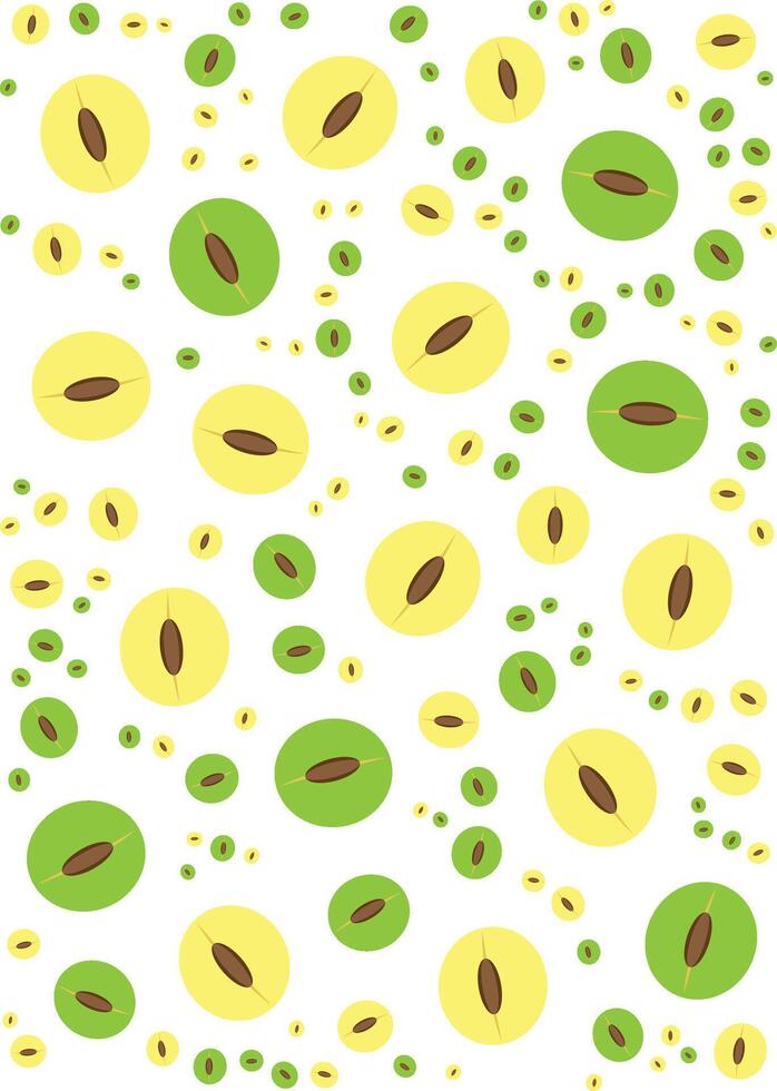 Flaxseed. Healthy unpeeled seeds on white backgrond. vector