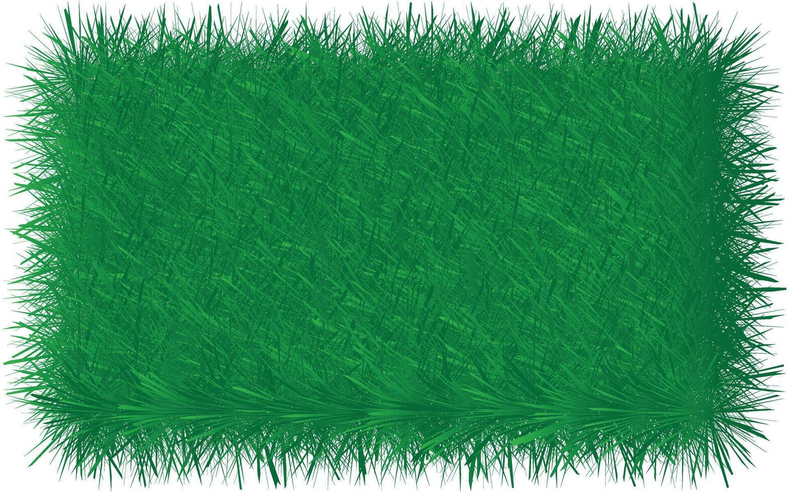 Green grass silhouette. set spring field planting shapes lawn or borders garden. vector