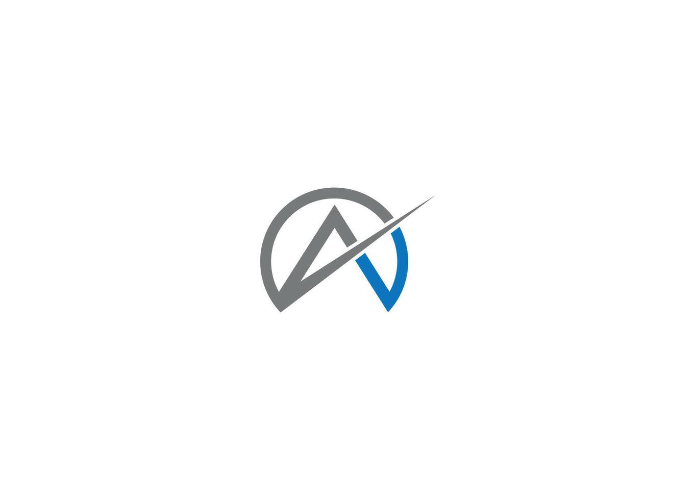 A modern logo design icon template with white background vector