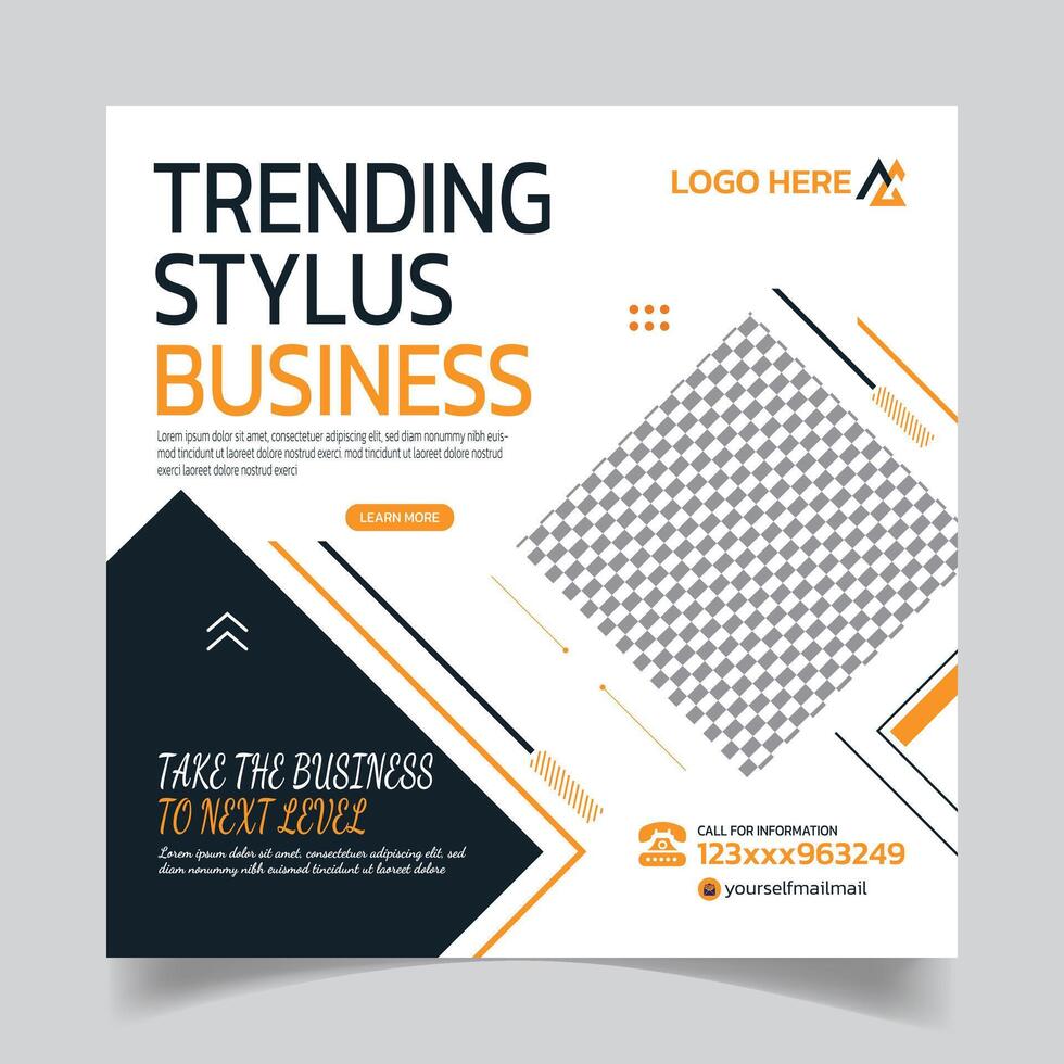 Creative Artistic Social Media Post Design Templates vector