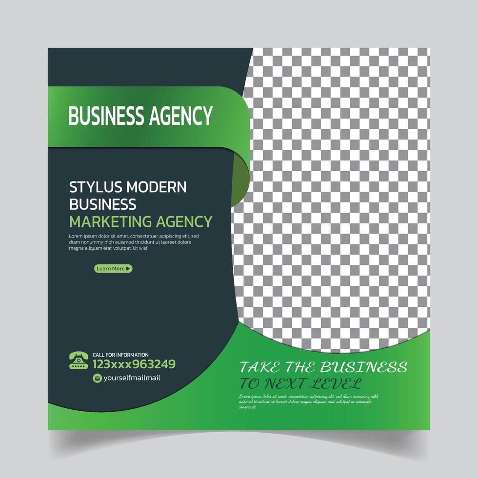 Business Promotion Social Media Post Design vector