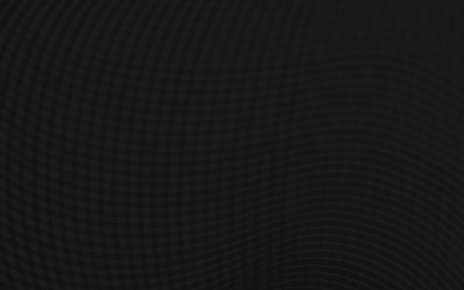 Minimalistic black abstract design with smooth waves and curved layers, perfect for elegant and modern digital backgrounds. vector