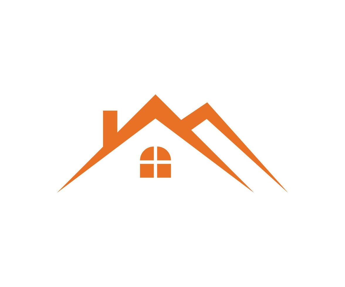 home icon logo design vector