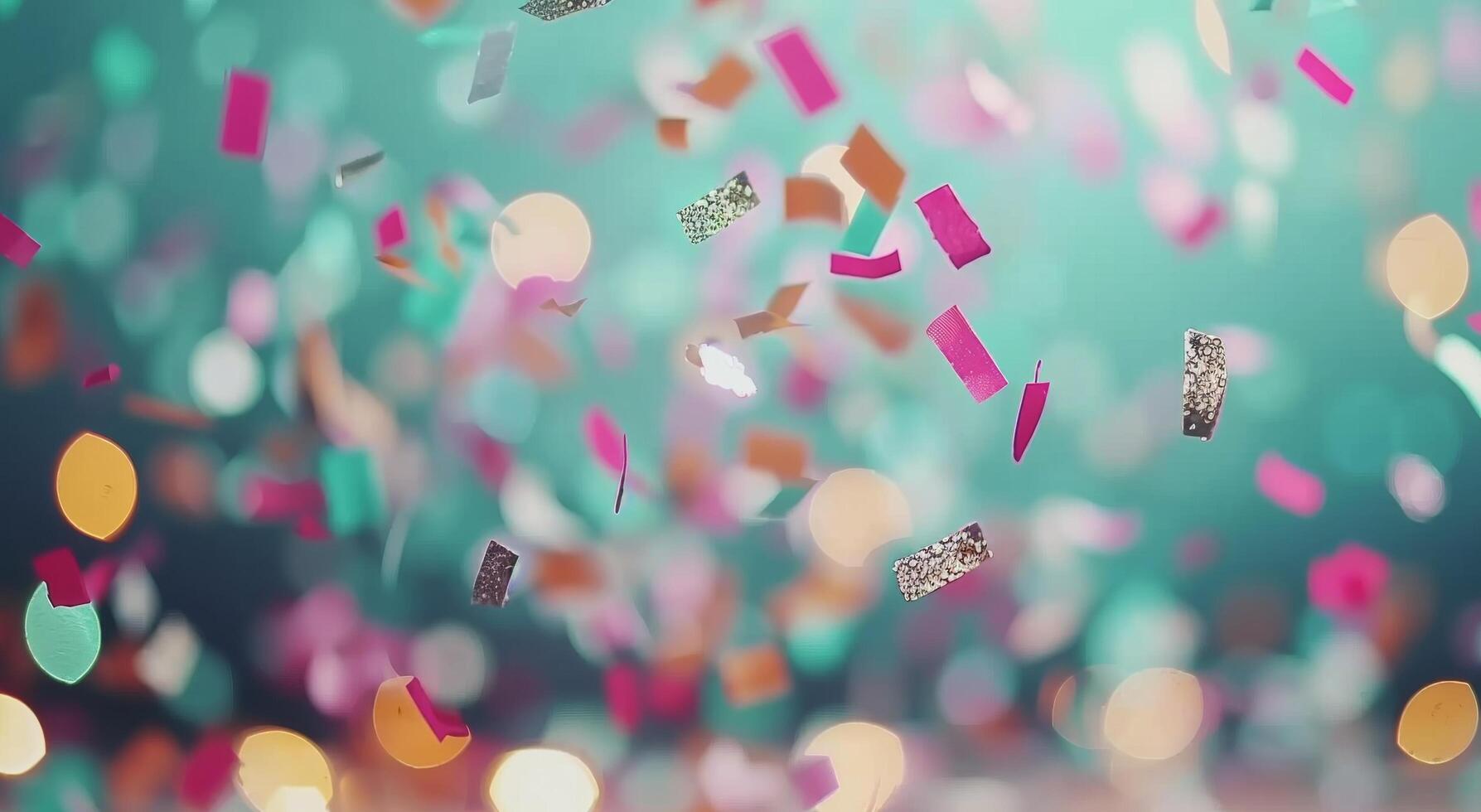 Hand Catching Confetti photo