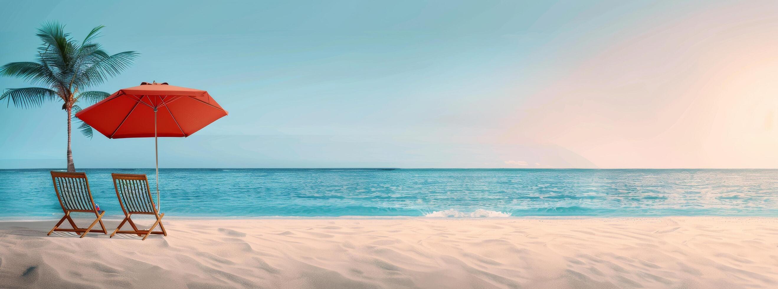 Tropical Beach Sunset photo