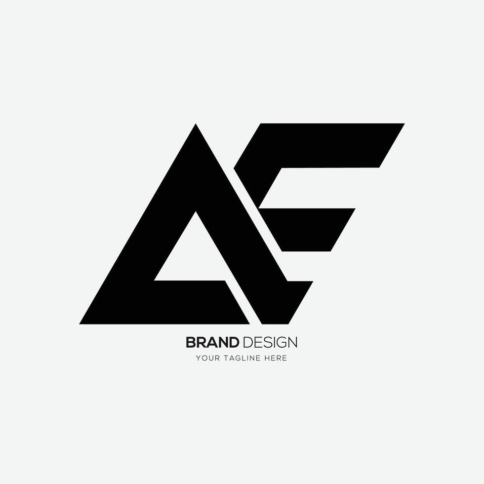 Letter Ae or Ea initial modern unique monogram logo vector