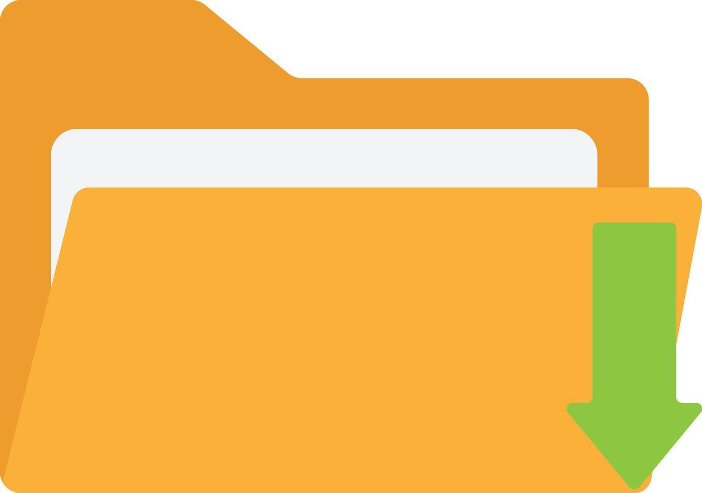 Folder File Download vector