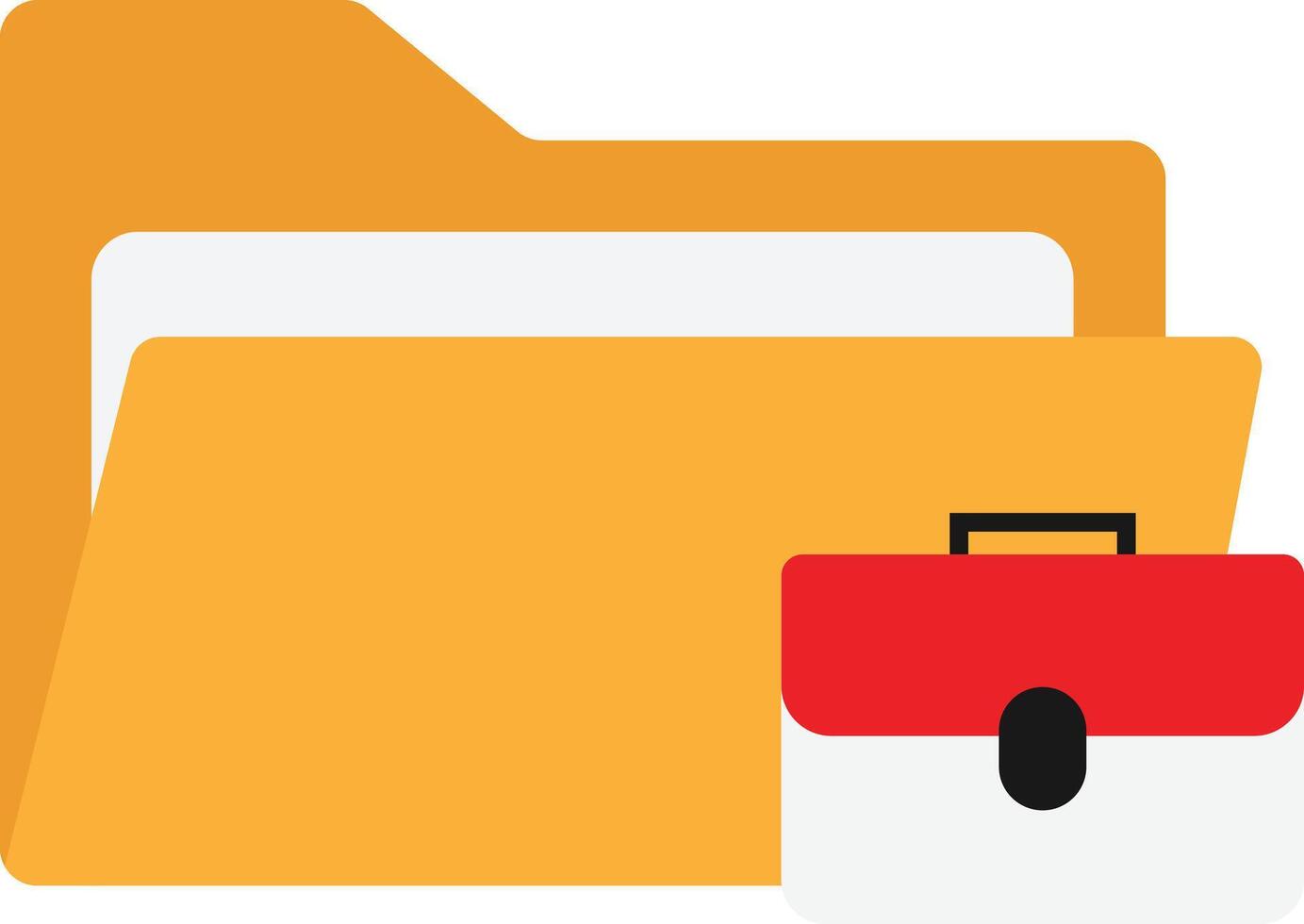 Folder File Bag vector