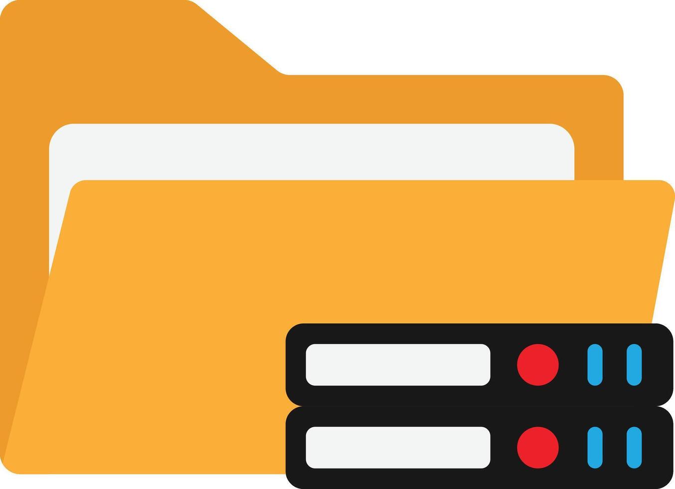 Folder File Storage vector