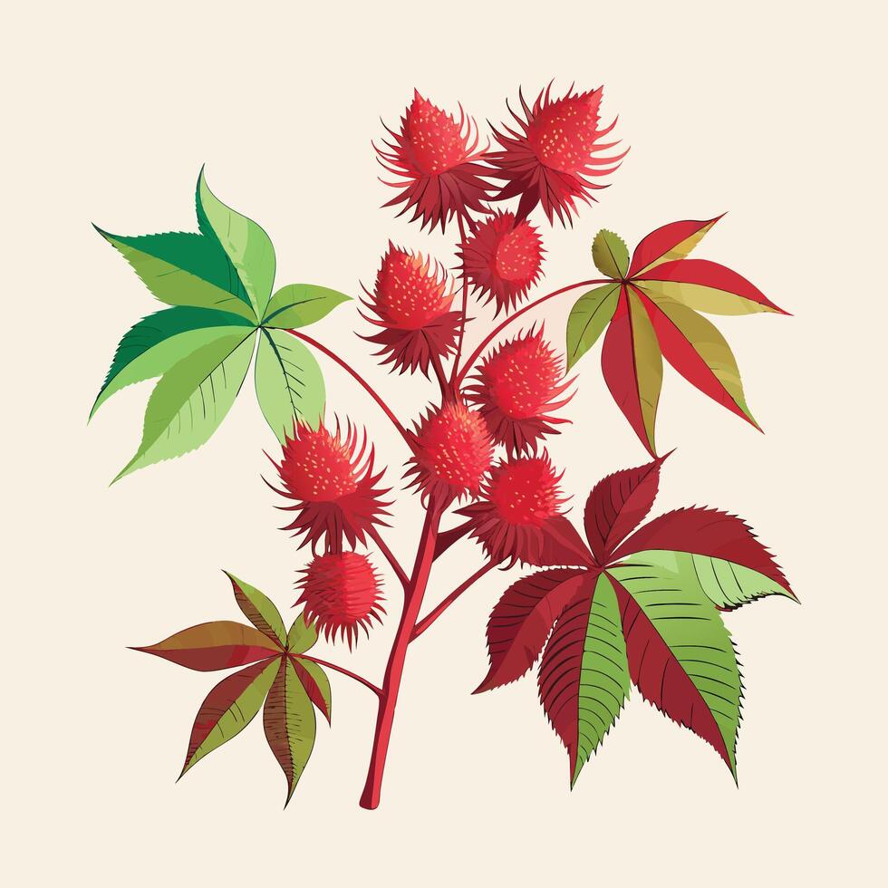 Creative Botanical set with flowers Design. vector