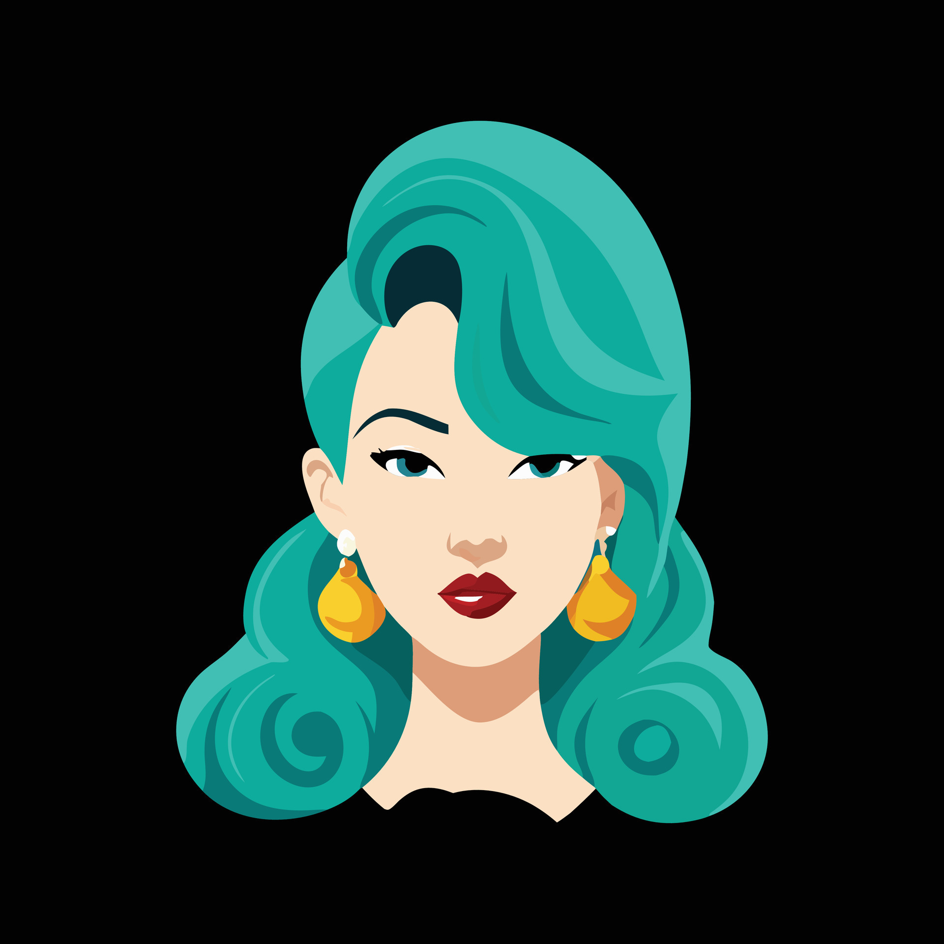 Elegant Hairstyles for Modern Women 48465163 Vector Art at Vecteezy