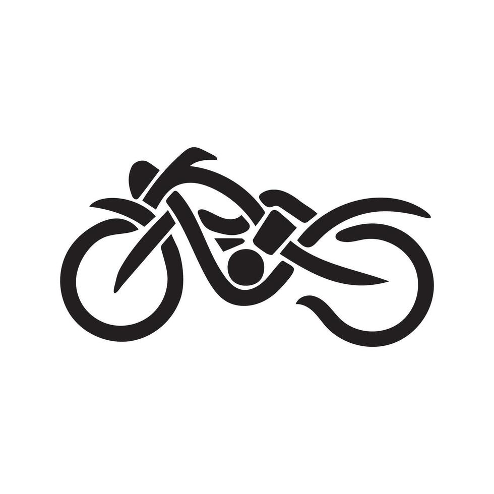 motorcycle icon illustration vector