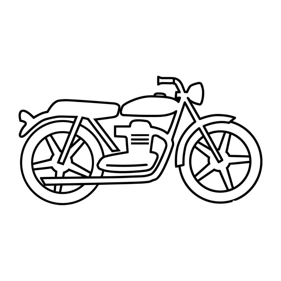 motorcycle icon illustration vector