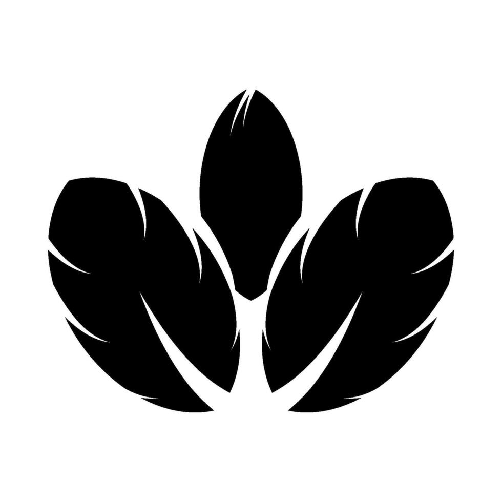 leaf icon illustration vector