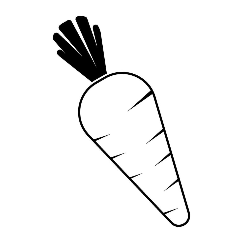carrot icon illustration vector