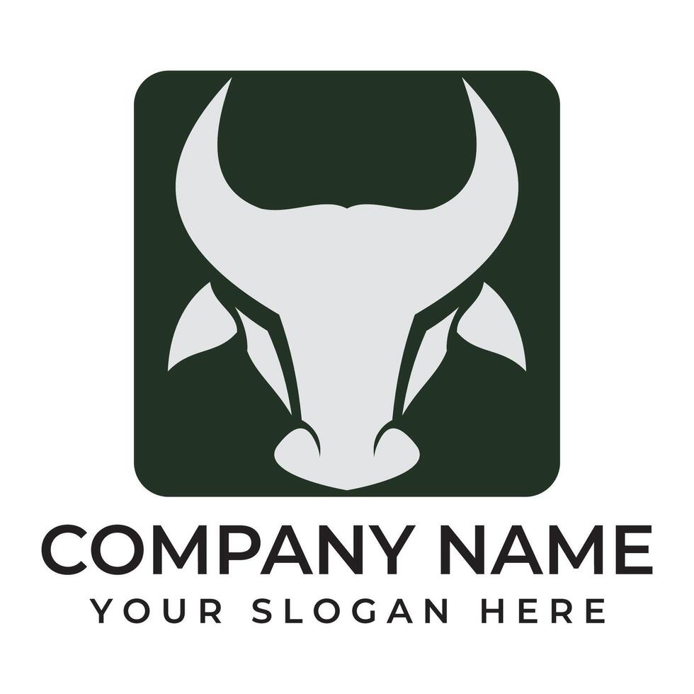 Cow Logo Template icon vector