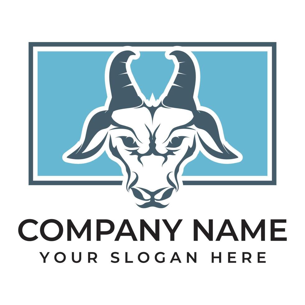 Cow Logo Template icon vector