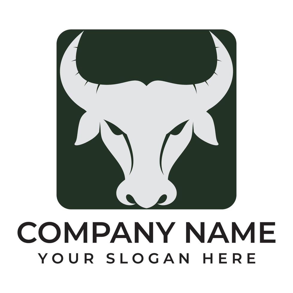 Cow Logo Template icon vector