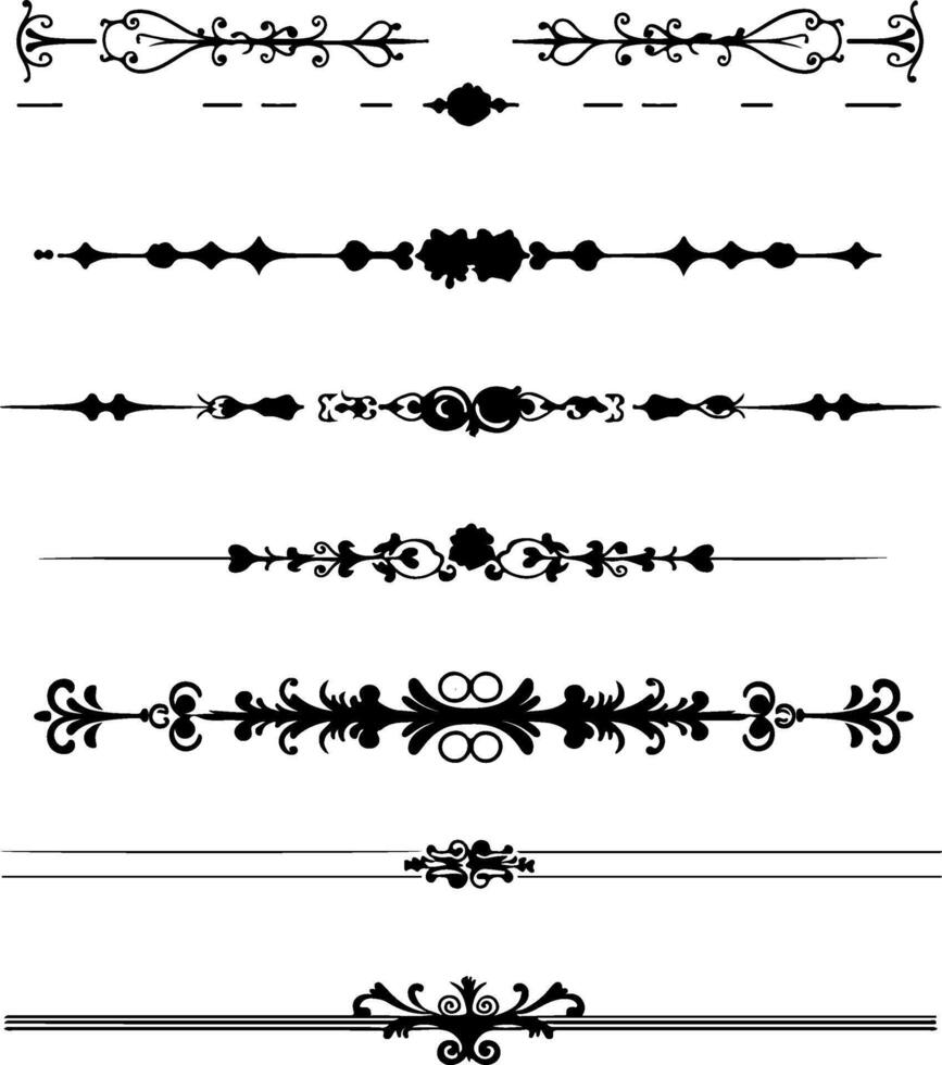 Simple Pattern Decorative Border Design vector