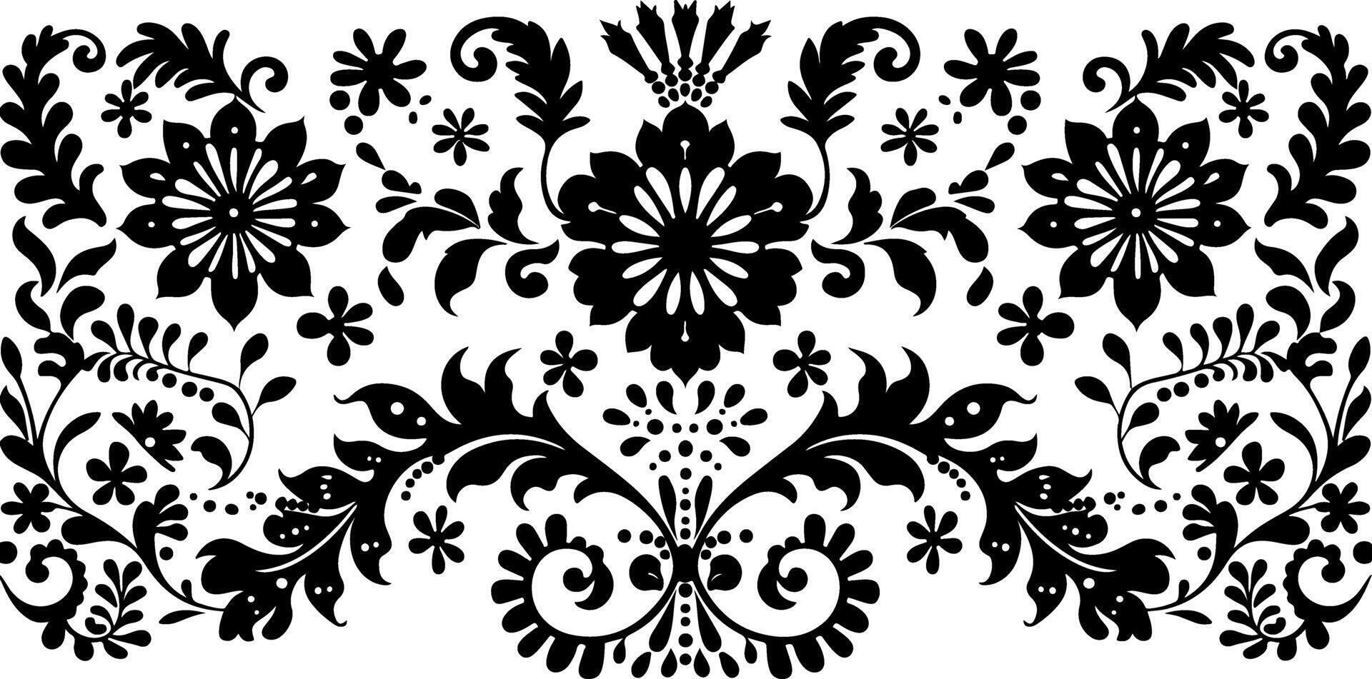 Simple Pattern Decorative Border Design vector