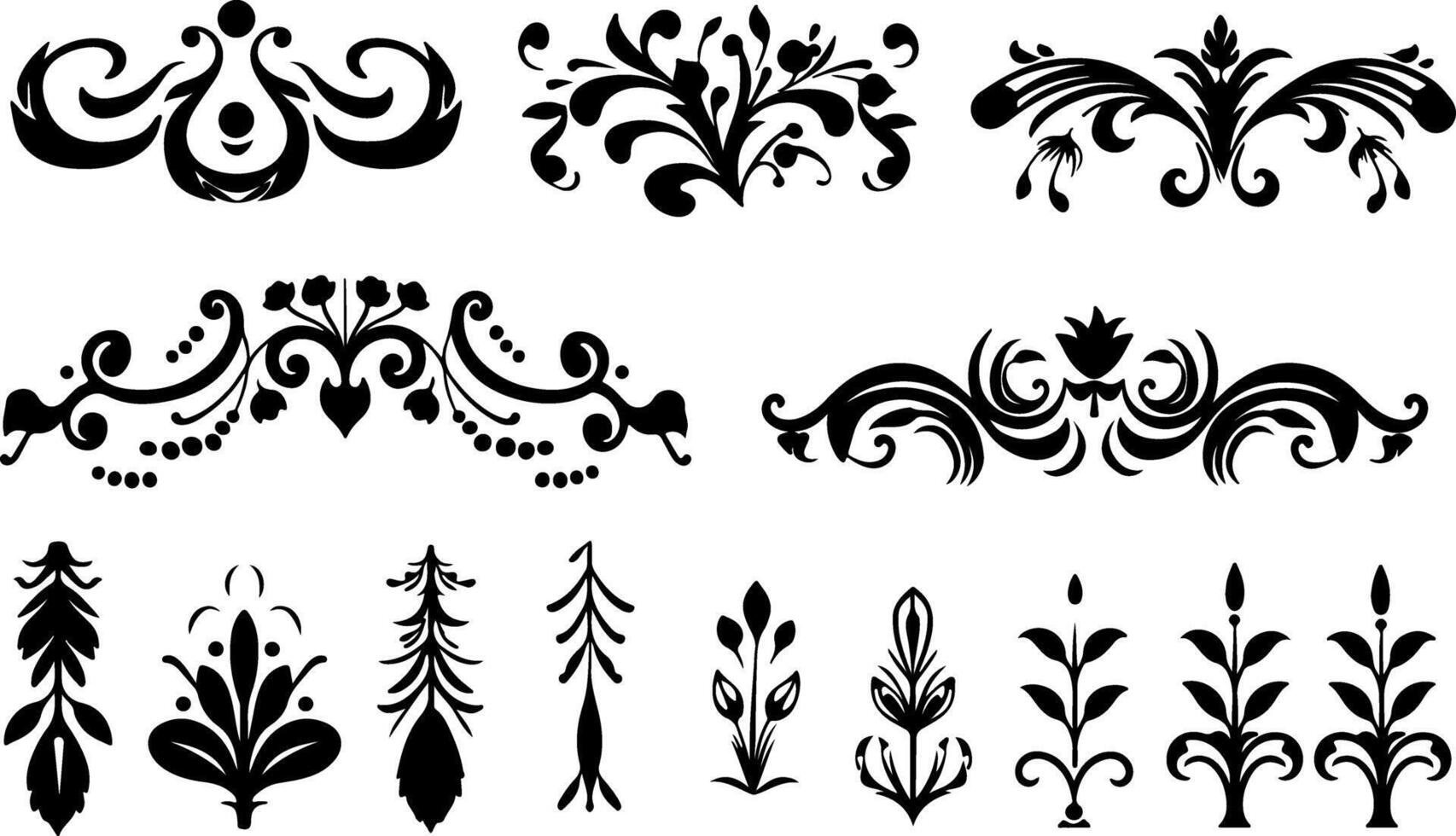 Simple Pattern Decorative Border Design vector