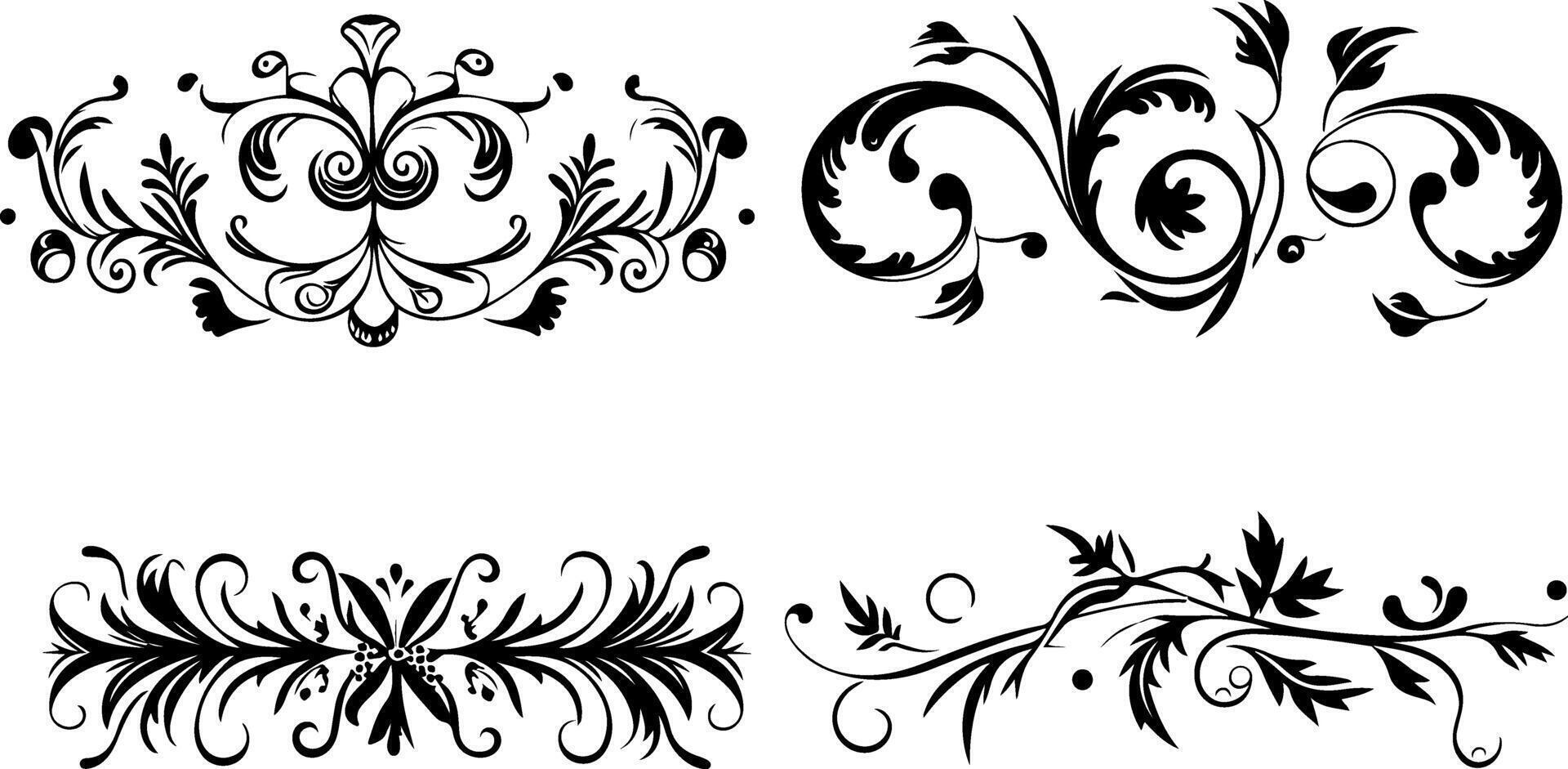 Simple Pattern Decorative Border Design vector