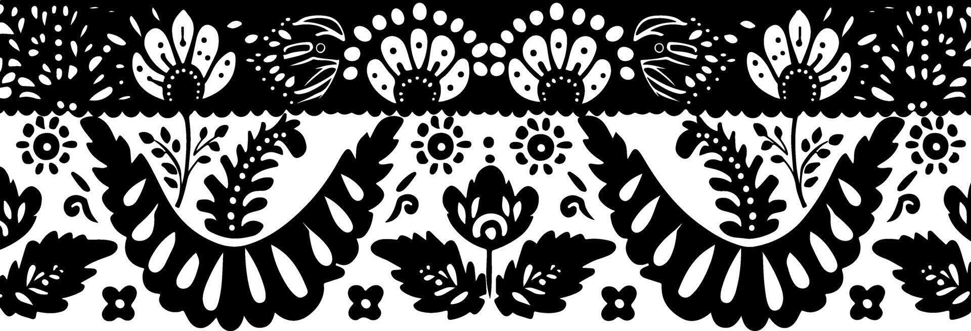 Simple Pattern Decorative Border Design vector