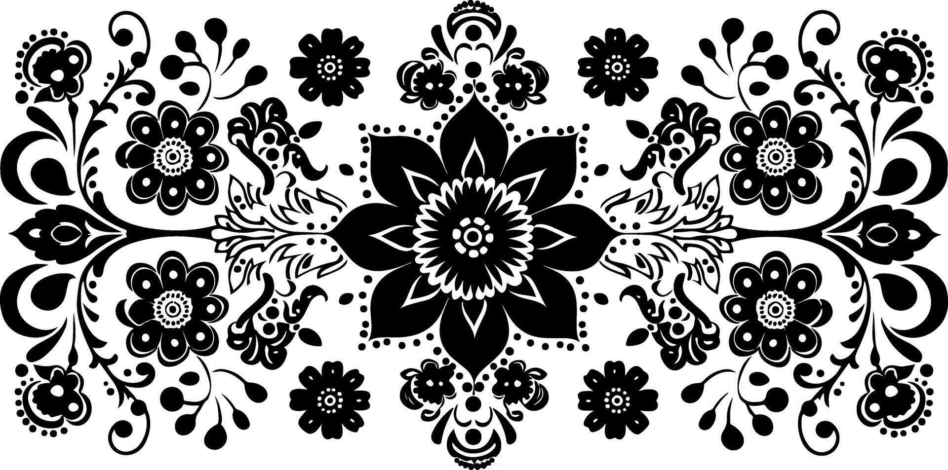 Simple Pattern Decorative Border Design vector