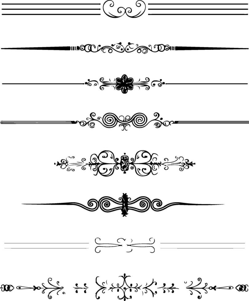 Simple Pattern Decorative Border Design vector