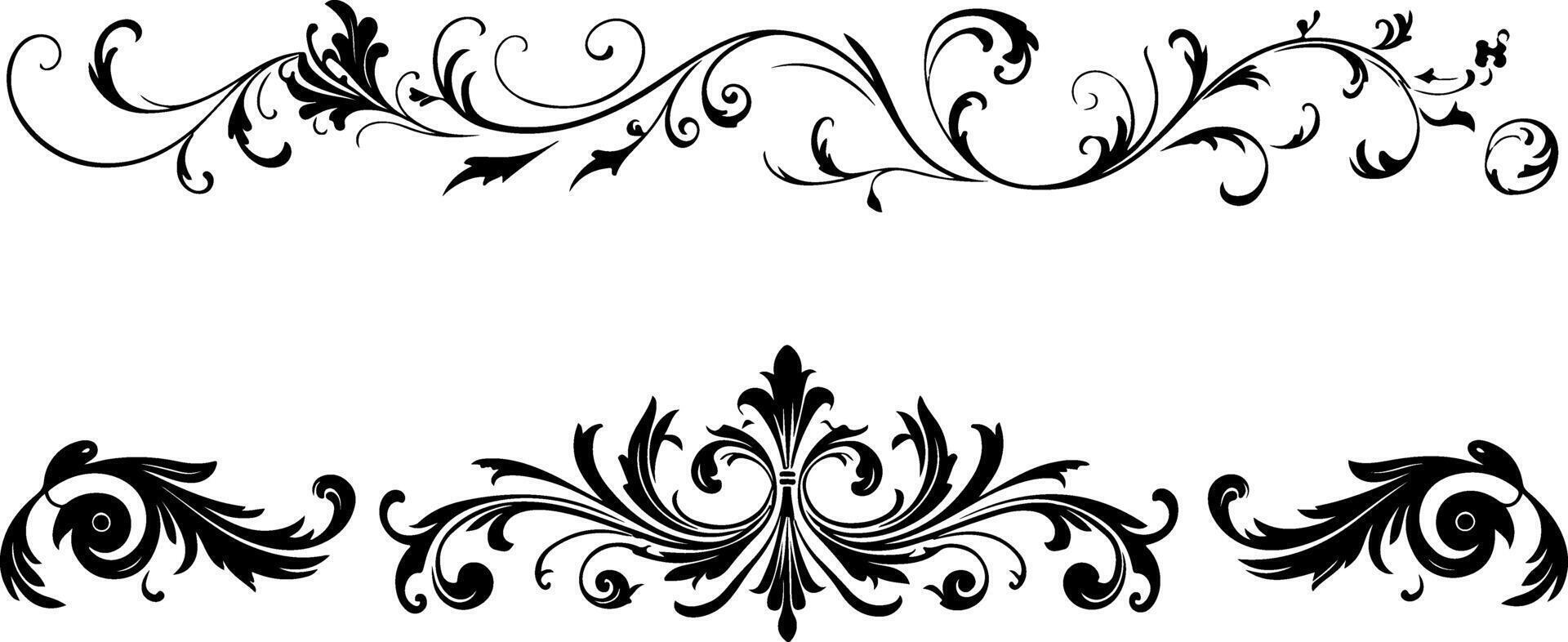 Simple Pattern Decorative Border Design vector