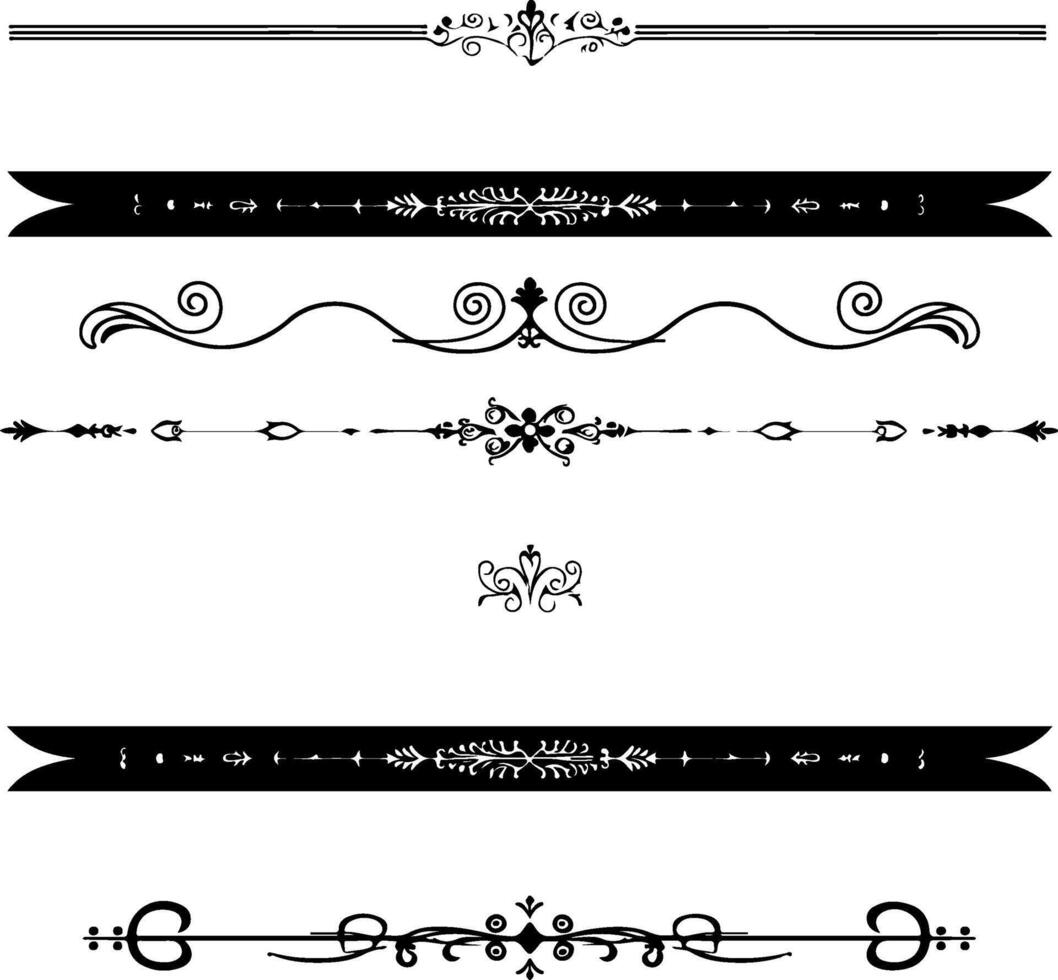 Simple Pattern Decorative Border Design vector