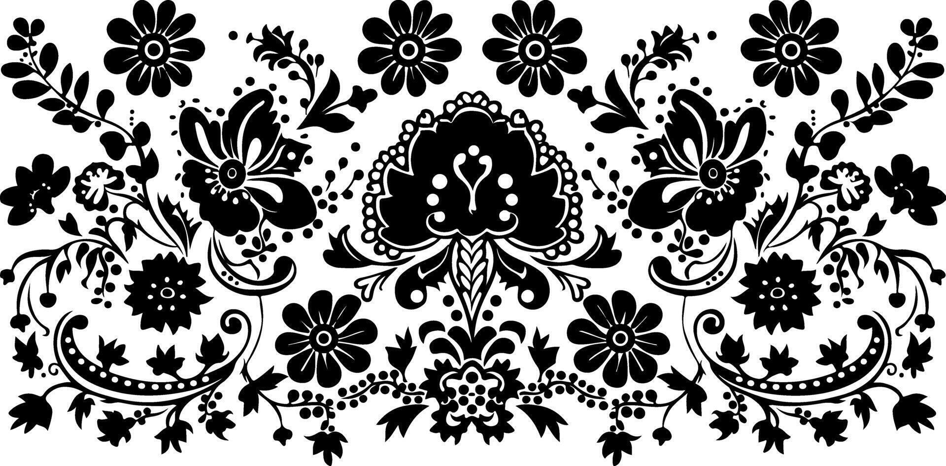 Simple Pattern Decorative Border Design vector