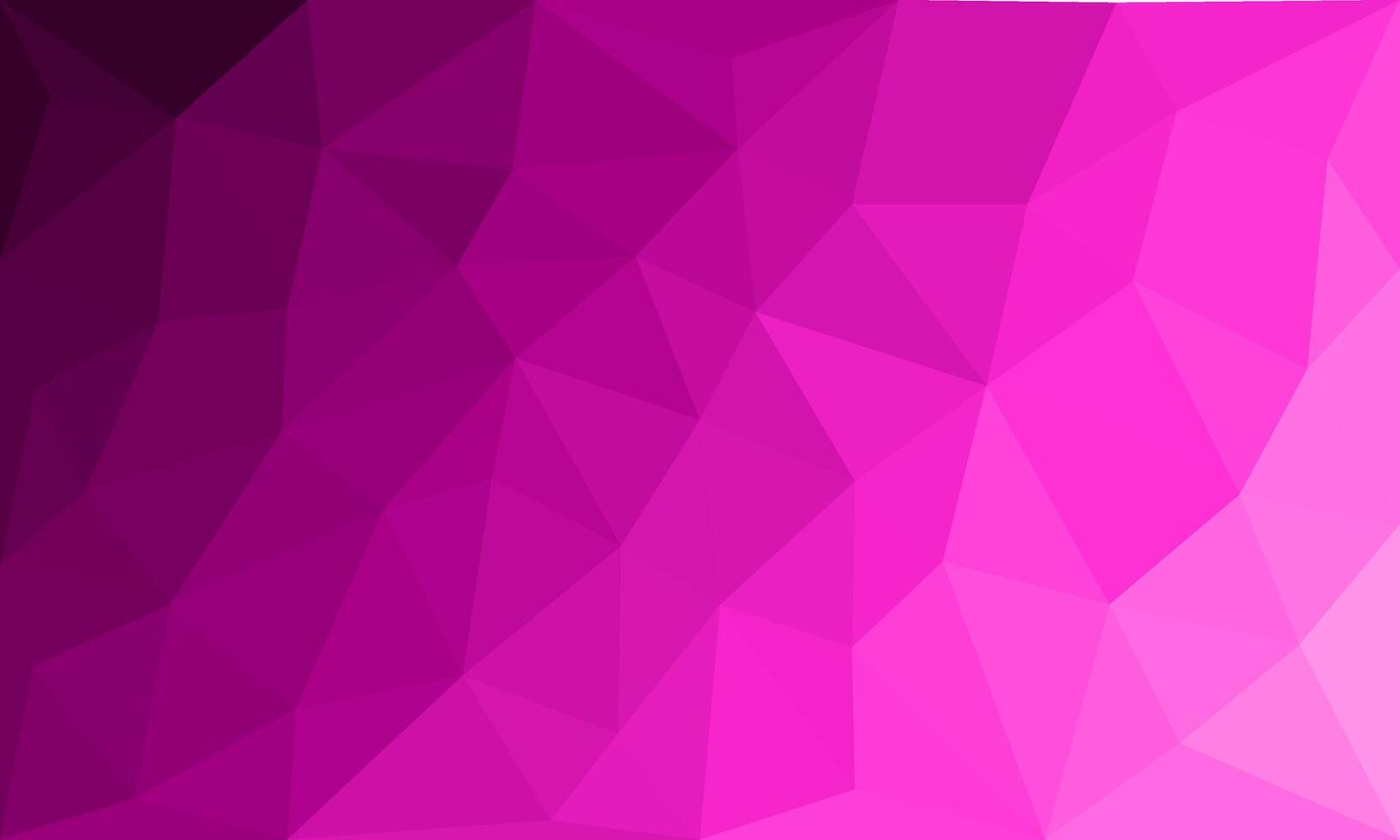 Purple magenta gradient in abstract polygon shape background texture. modern mosaic illustration with triangle shape pattern element for display, business, website, surface, advertising, display vector