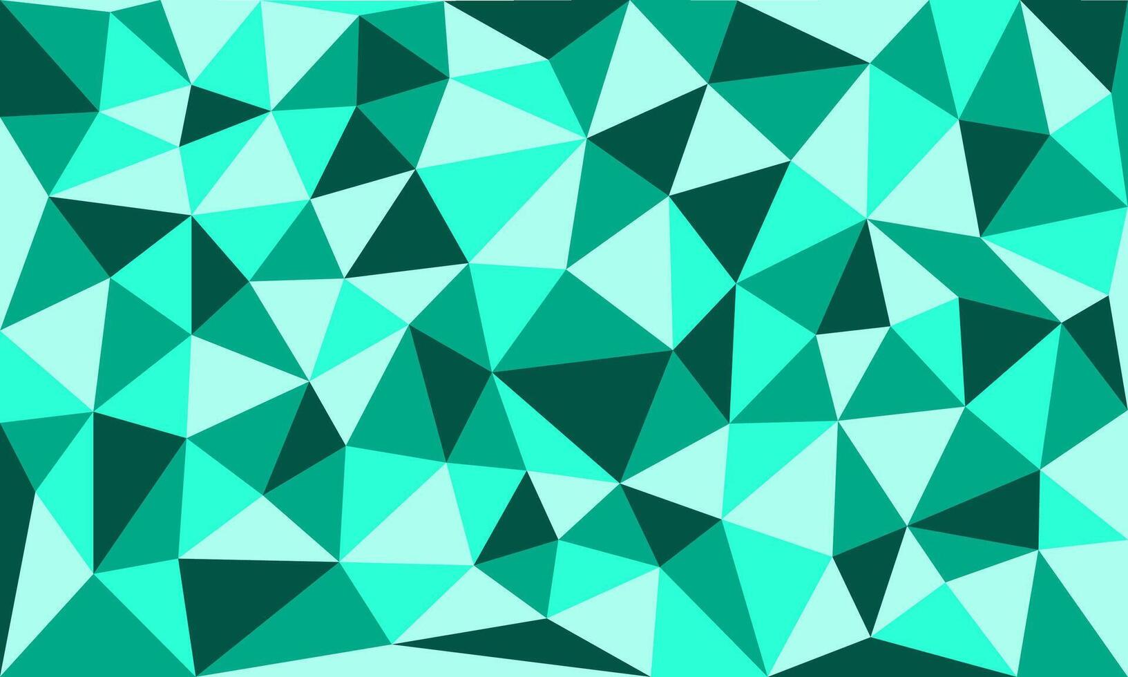 Guppy green background with triangle shape pattern texture. Modern mosaic concept illustration design. Culture art vector