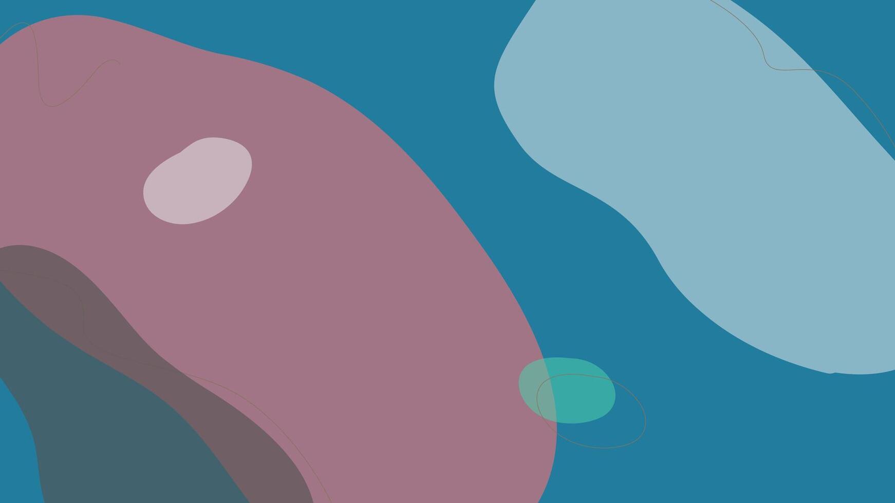 a blue and pink background with a green dot vector