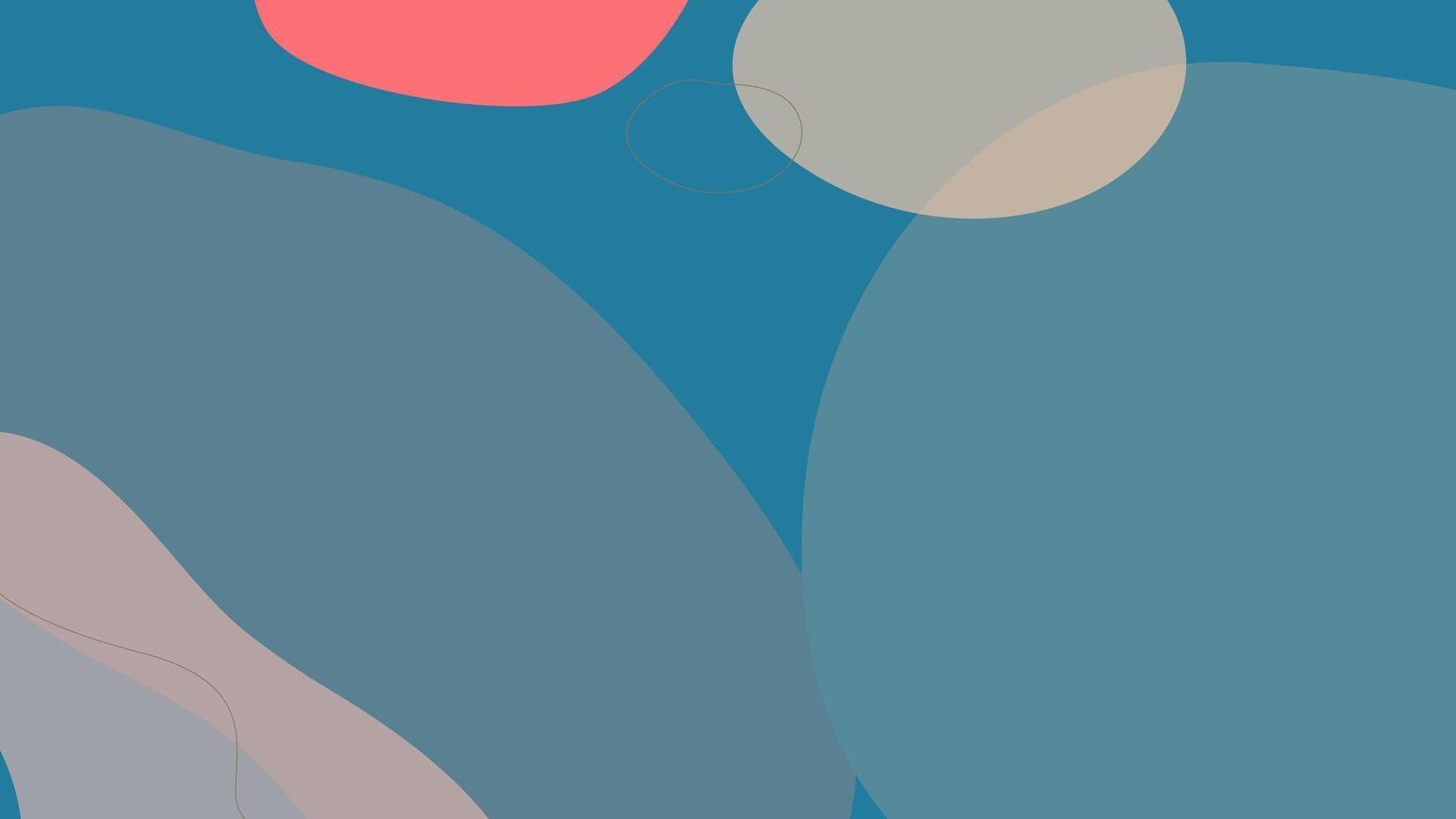 a blue background with a red and pink ball vector