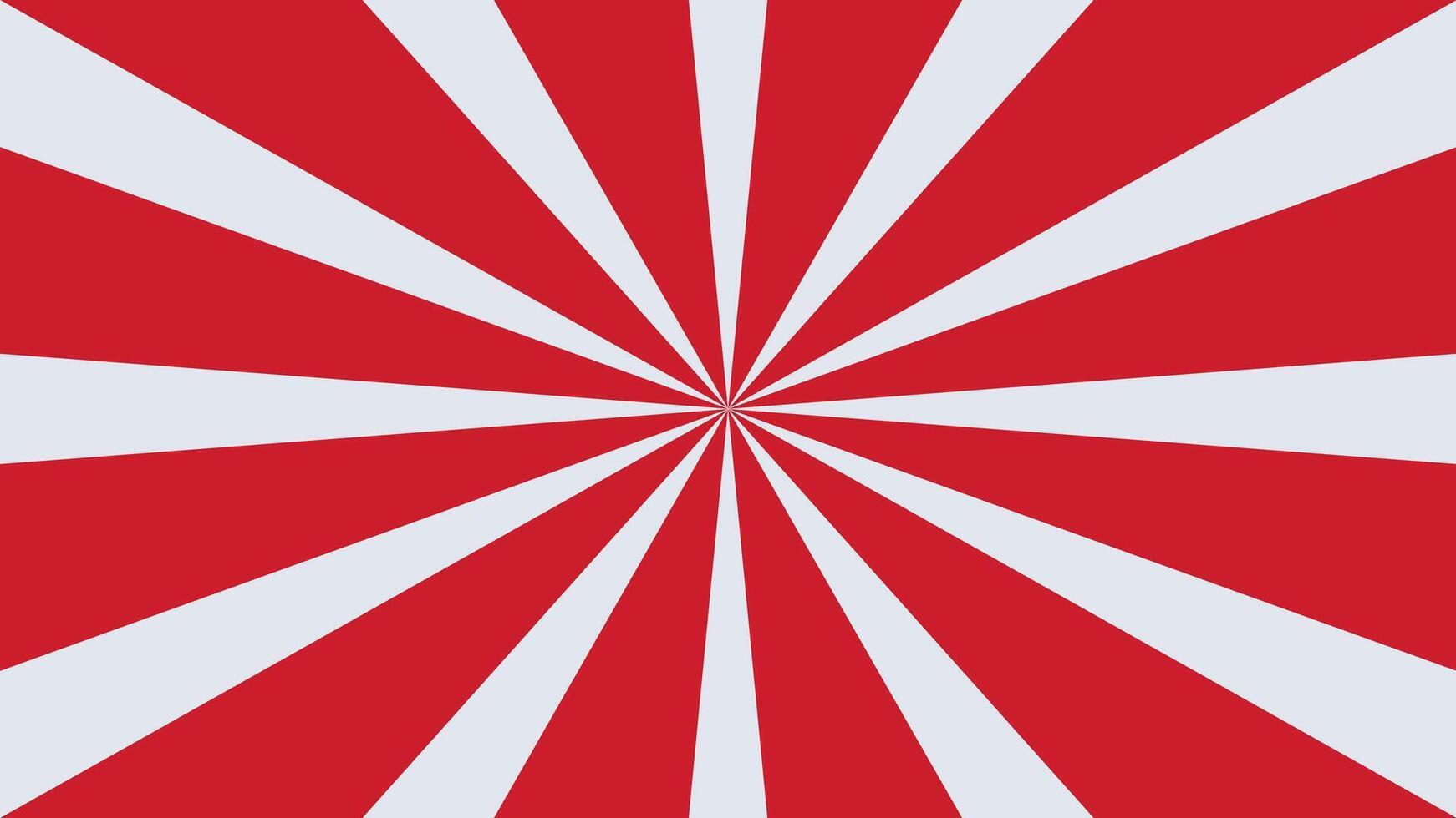 a red and white striped background with a sunburst vector