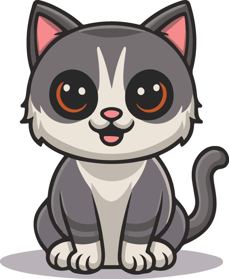 Cute Cat Stock Illustrations, Royalty-Free vector