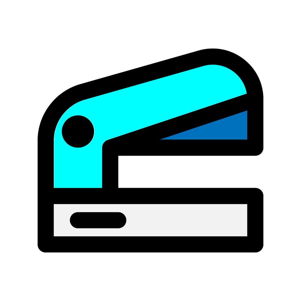 Staples flat icon. school, work, paper, office. suitable for interfaces, websites, UI and mobile applications. vector