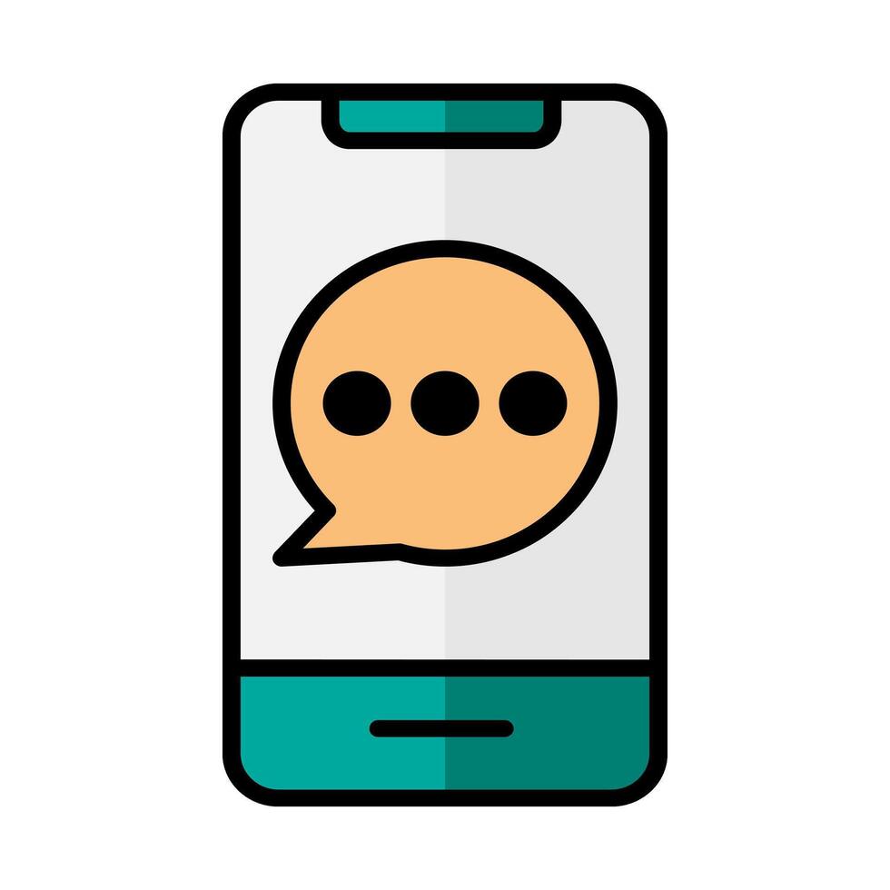 Chat icon. communication, bubble, commerce suitable for interfaces, websites, UI and mobile applications. vector