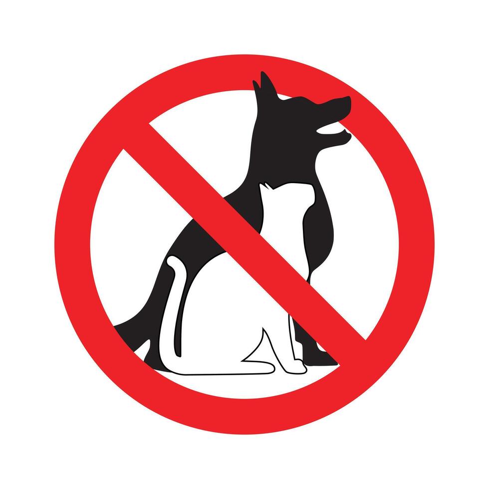 cat dog design cross vector