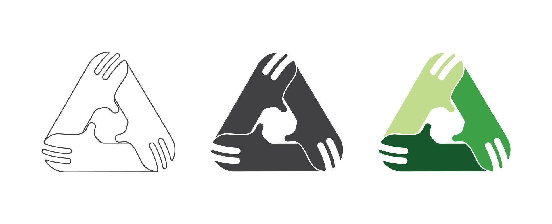 nature's recycling system vector