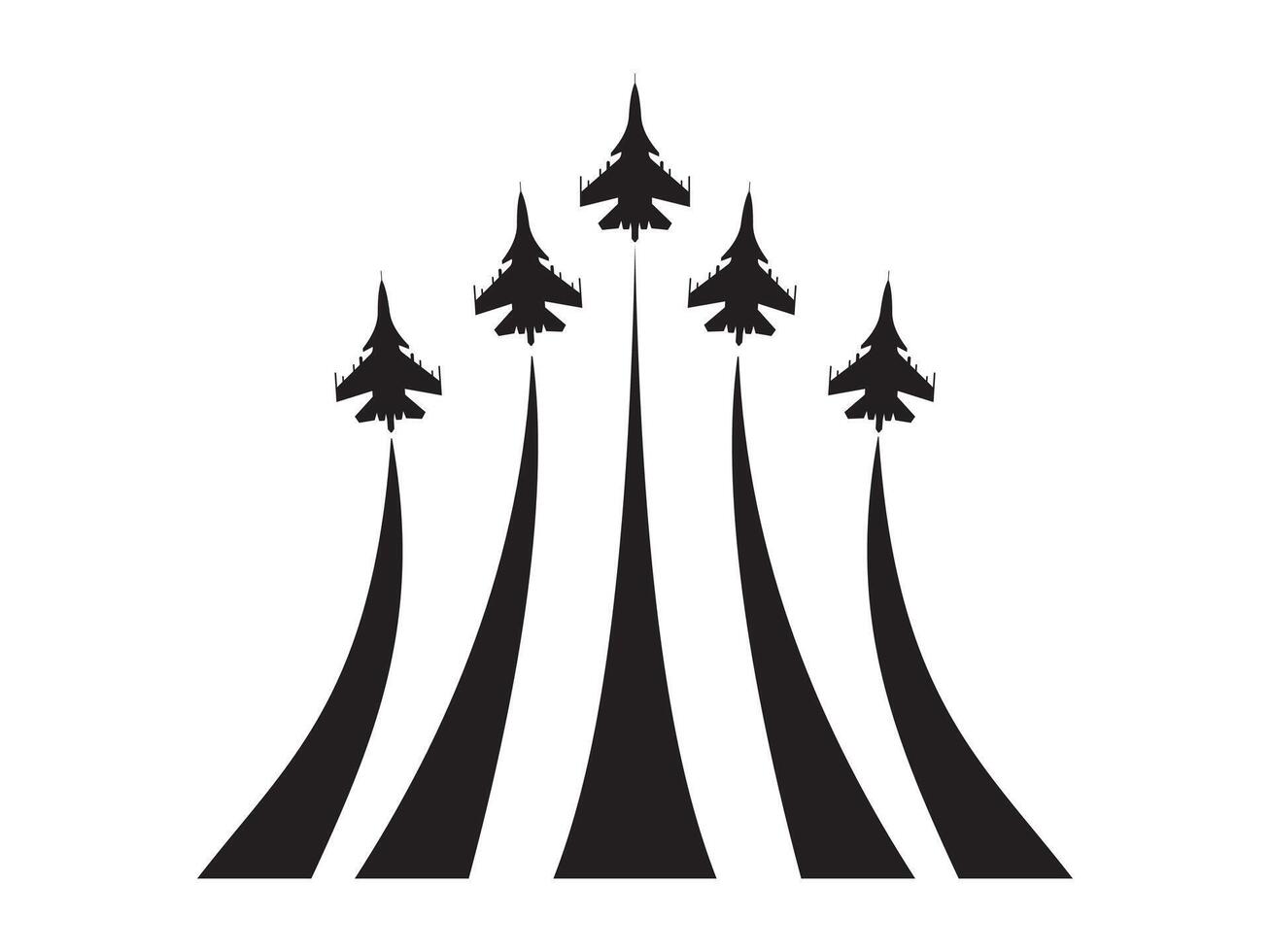airplane flying format jet plane vector