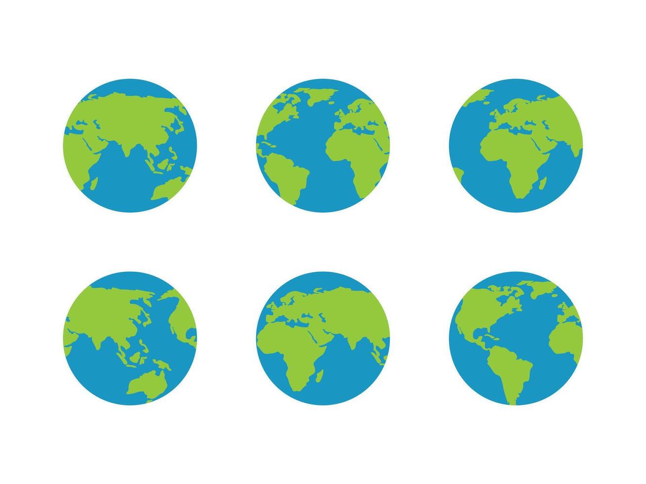 earth globe ball vector