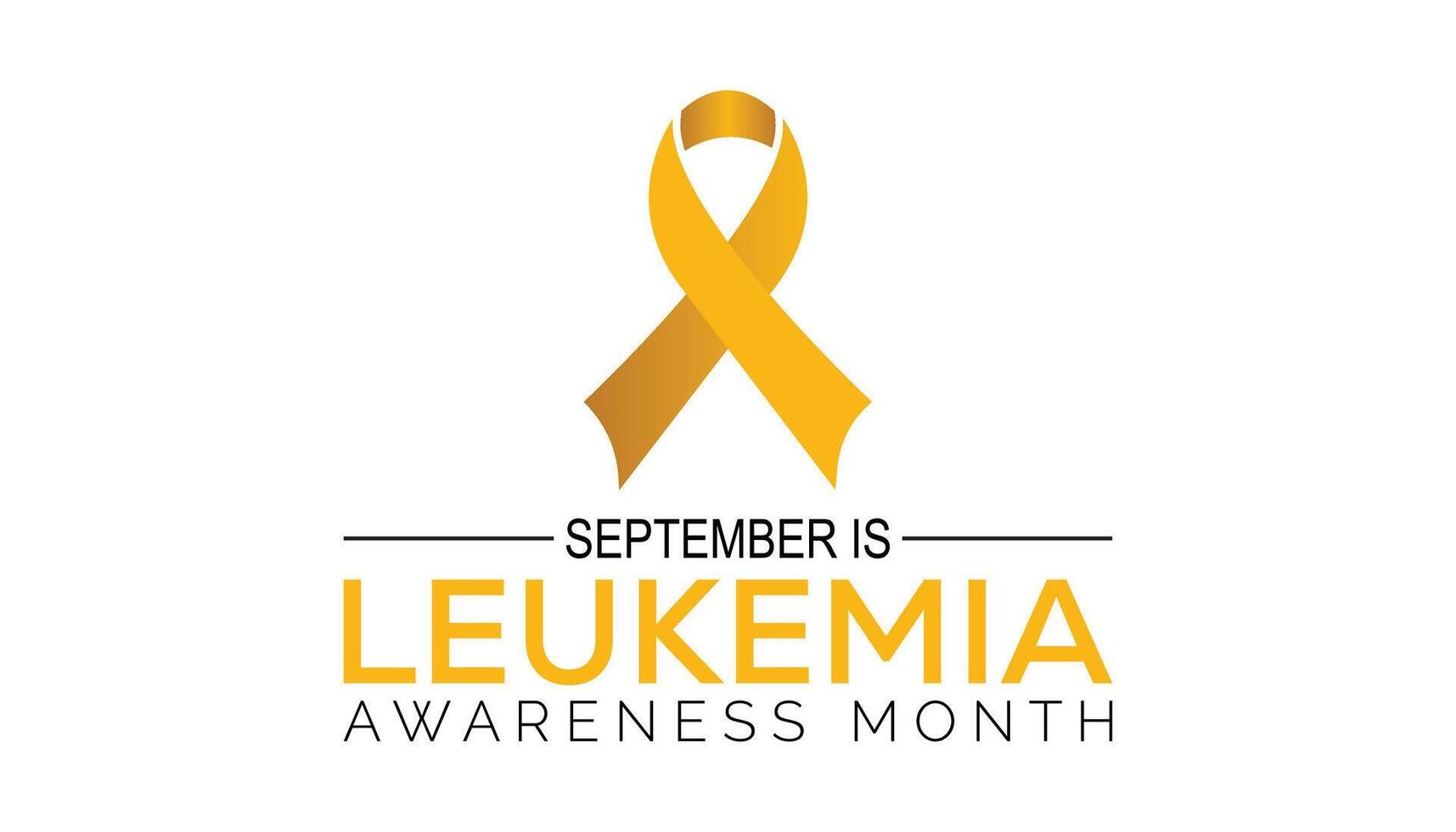 leukemia awareness month is observed every year on September.Holiday concept background, placard, banner design template illustration background design. vector